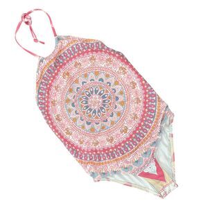 Billabong Medallion Madness Halter One Piece Swimsuit Girl’s Size 7